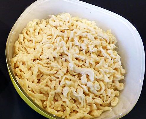 Schwäbische Spätzle selbst gemacht