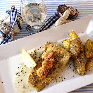 Lachs gebraten