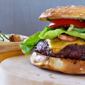 Burger-mit-Garnelen