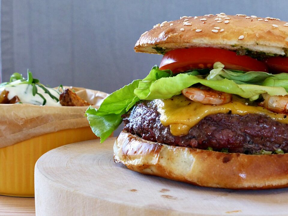 Burger-mit-Garnelen