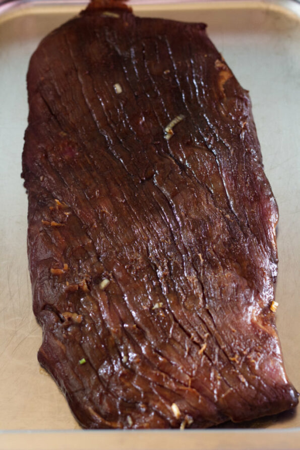 Flanksteak nach Marinieren