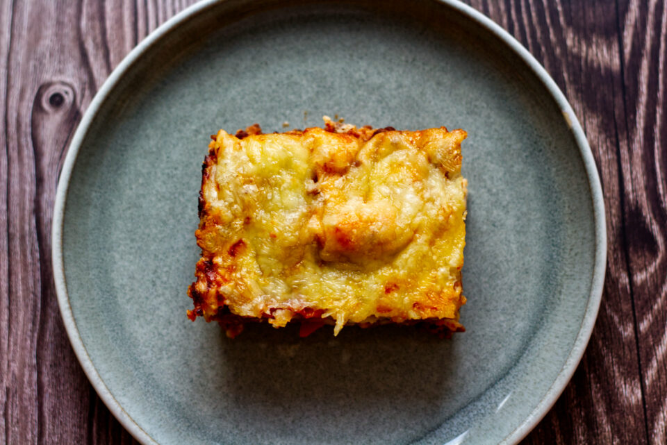 Lasagne mit selbstgemachten Lasagneplatten