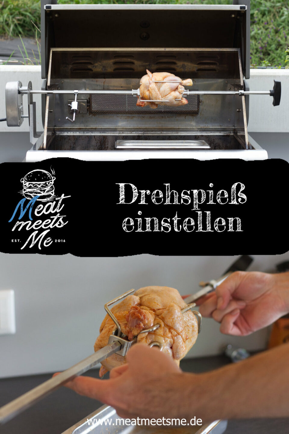 Grillen mit Drehspieß